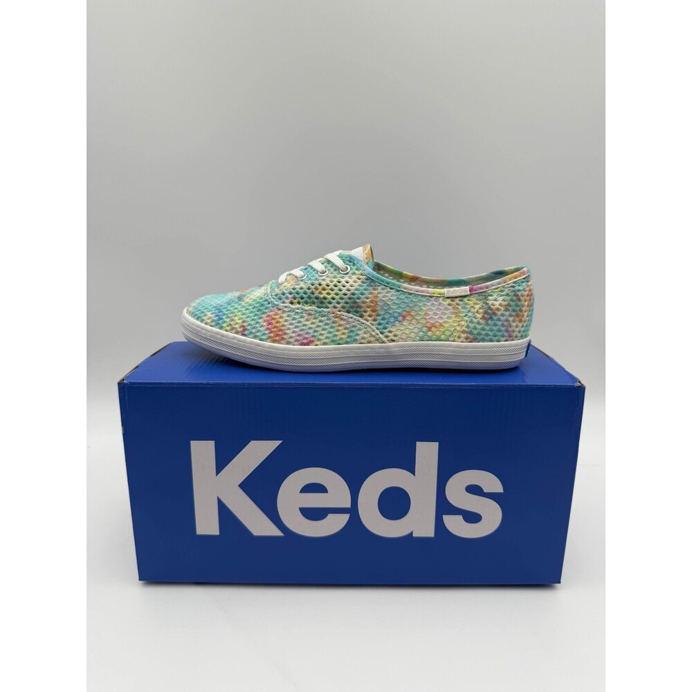 Keds Champion Blue Multi Gradient Print Mesh Sneakers Women’s Size 7.5M